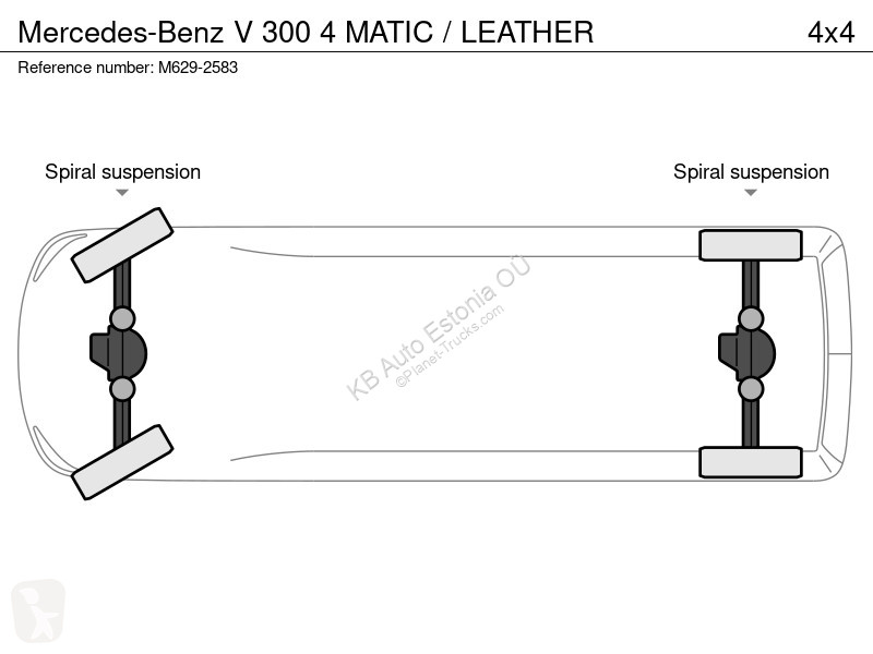 باص Mercedes 300 4 MATIC / LEATHER V-lasse