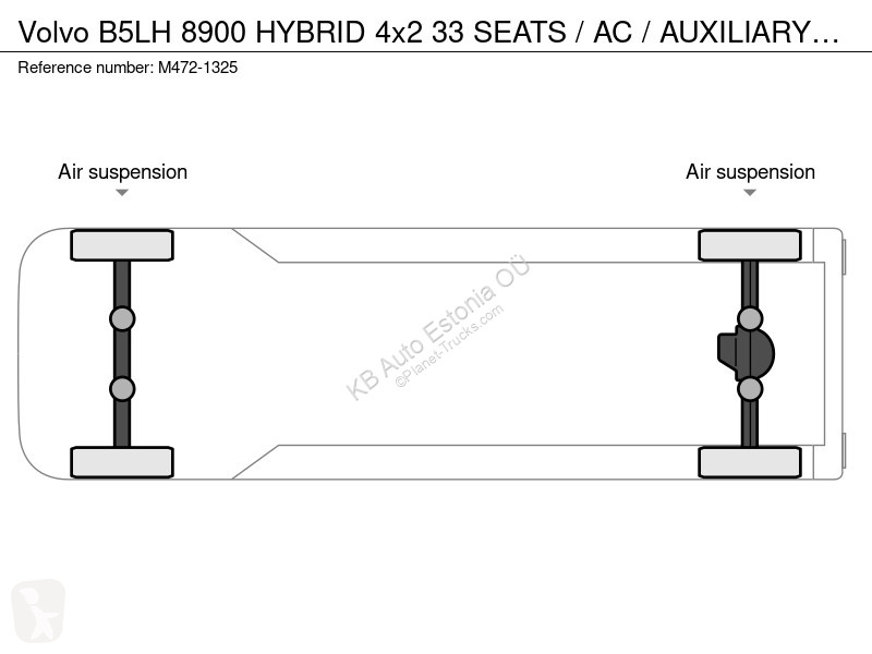 باص Volvo B5LH HYBRID 4x2 33 SEATS / AC /...