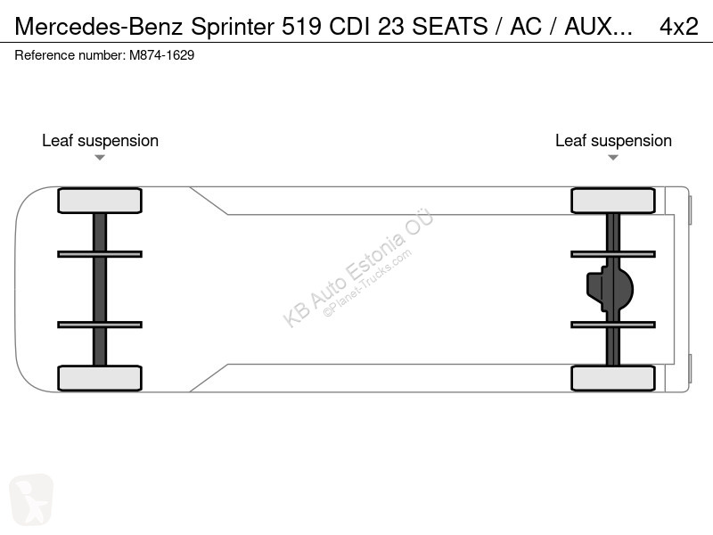 Autobus Mercedes 519 CDI 23 SEATS / AC /...