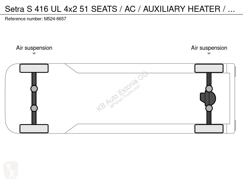 Autobus Setra S 416 UL 4x2 51 SEATS / AC /...