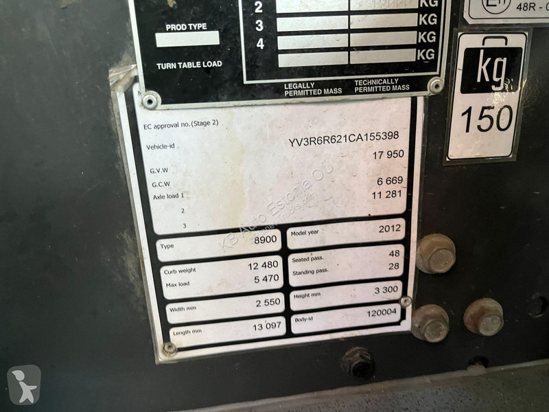 Autobuz Volvo 8900 B7RLE 4x2 / 46 SEATS