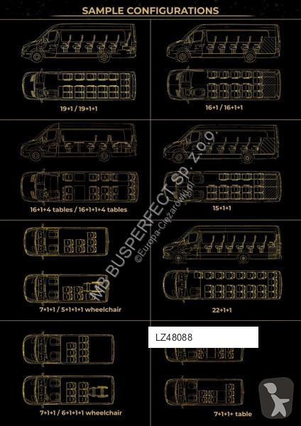 Autobussen Mercedes 519 CDI – MB BUSPERFECT -...