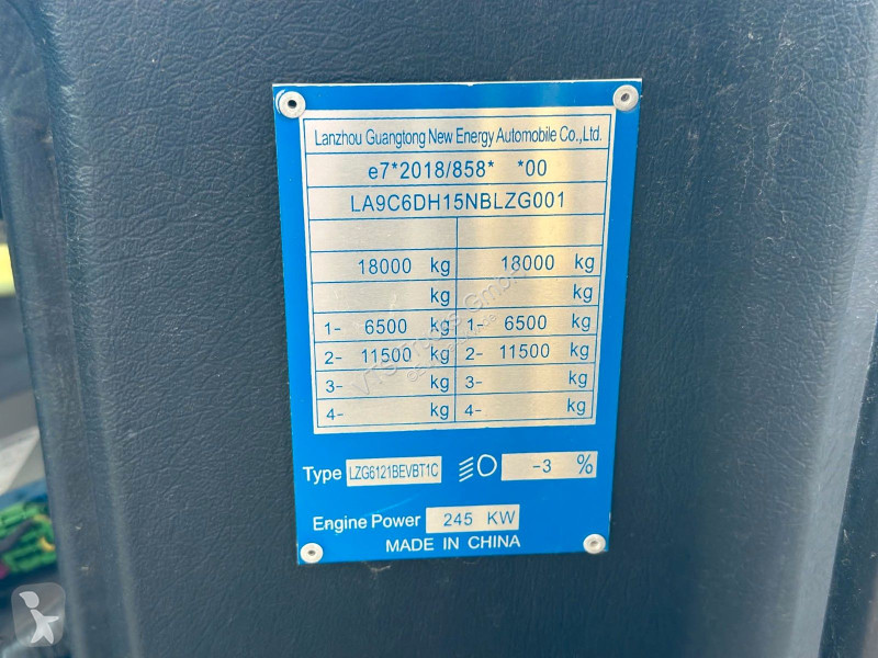 باص  Guangtong Elektrobus | 12m Niederflur |67...
