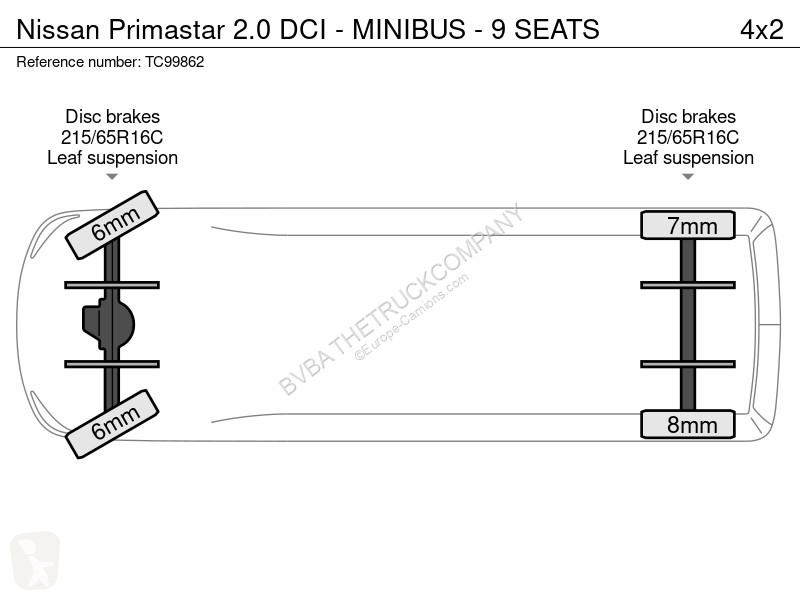 Véhicule utilitaire Nissan 2.0 DCI - MINIBUS -...