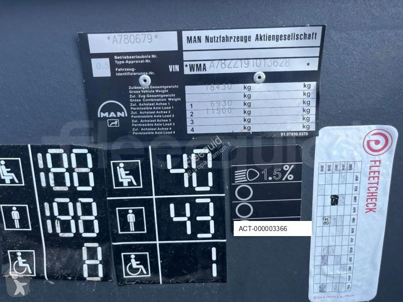 Autobussen MAN Lion's Classic