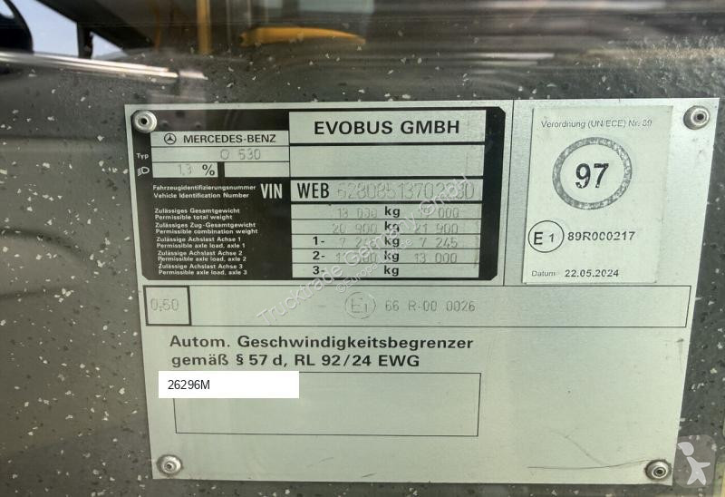 باص Mercedes 602  Linienbus / Swiss-Vehicle