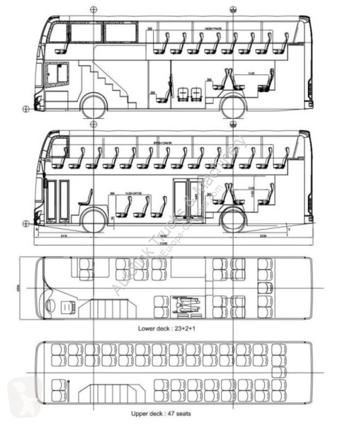Autocar King Long Double Decker 73 seats