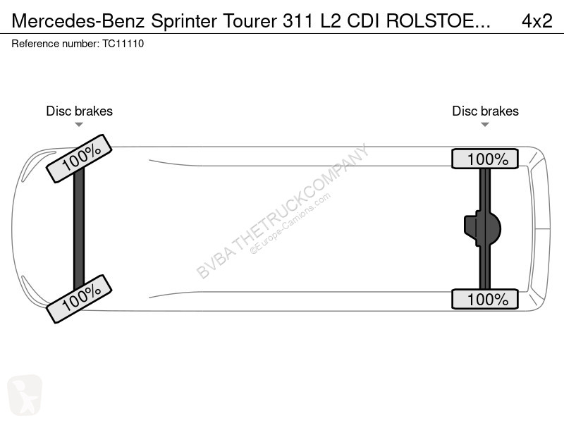 Véhicule utilitaire Mercedes Tourer 311 L2 CDI...