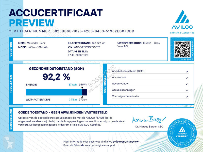 Autobus Mercedes 129 90kWh 204PK...
