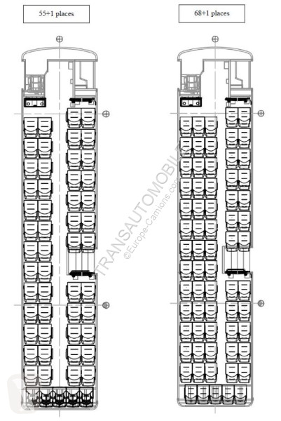 Autobus King Long  56/69 seats