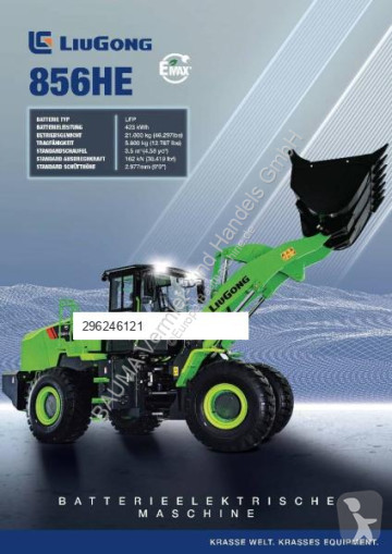 LiuGong 856 HE vollelektrisch, 21.000 kg, 3.5 cbm