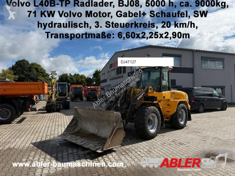 Læssemaskine Volvo B-TP Radlader Gabel +...