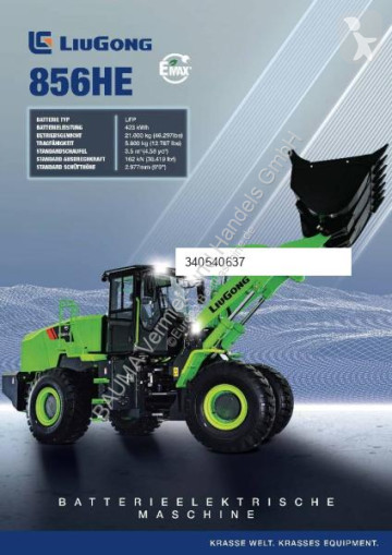 LiuGong 856H HE vollelektrisch, 21.000 kg, 3.5 cbm