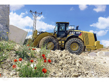 Caterpillar 980M lastare på däck ny
