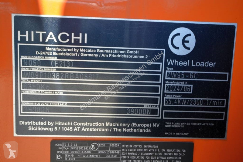 Shovel Hitachi 95-6 C