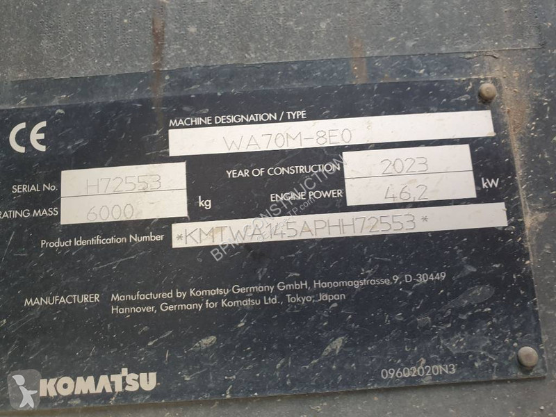 مُحمّلة Komatsu WA70M-8