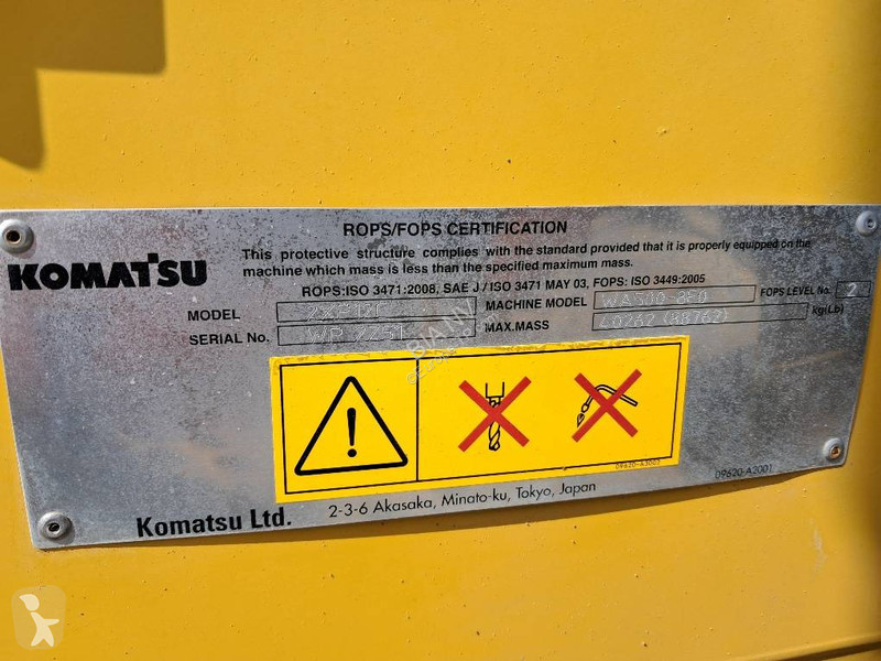 Pala Komatsu WA500-8E0