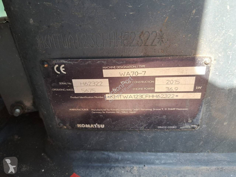 مُحمّلة Komatsu WA70-7