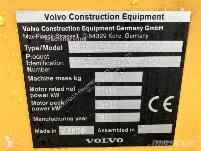 Læssemaskine Volvo JL25H