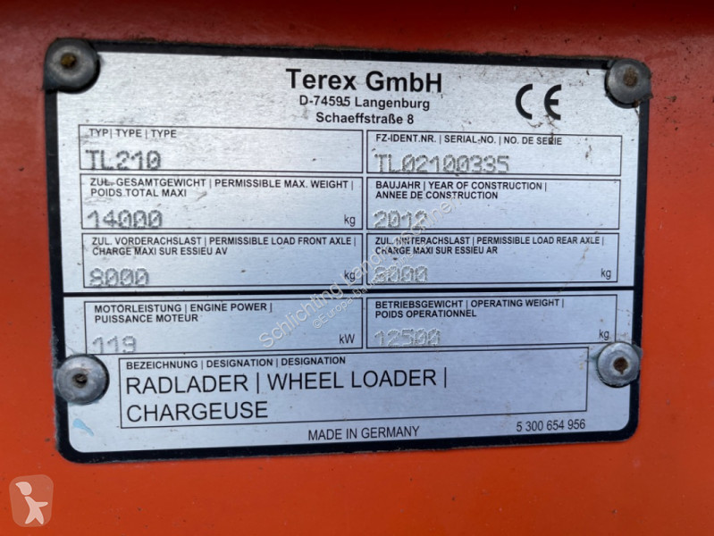 Shovel Atlas  Terex TL210