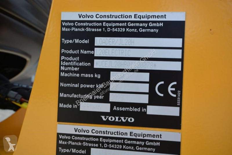 مُحمّلة Volvo L 20 electric