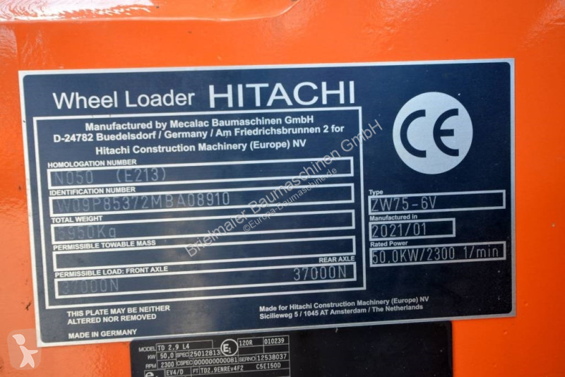 Læssemaskine Hitachi 75-6