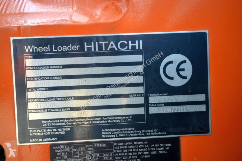 Læssemaskine Hitachi 95-6 C