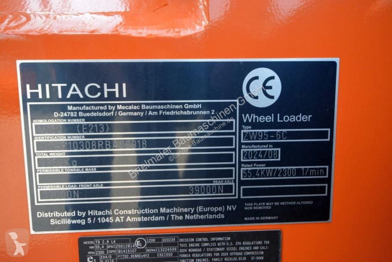 Shovel Hitachi 95-6 C