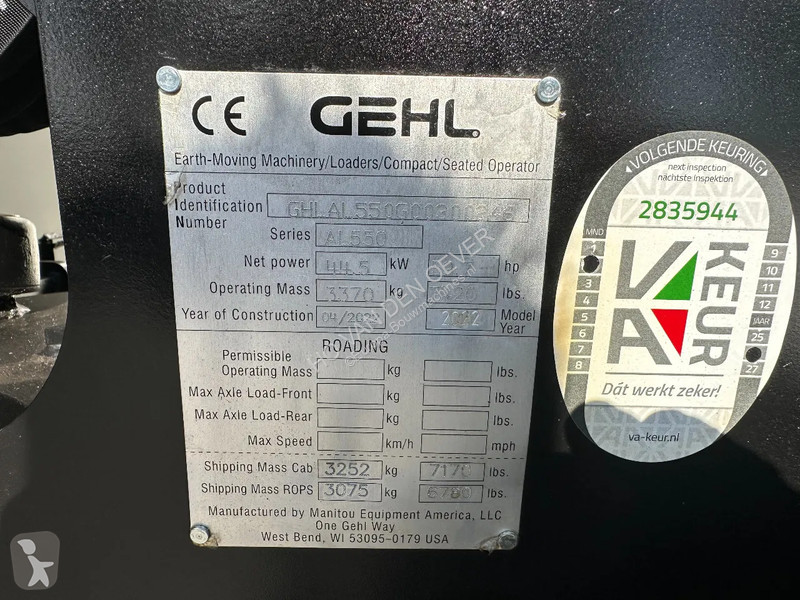 Nakladač Gehl AL550