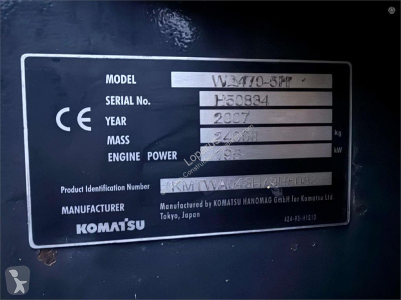 مُحمّلة Komatsu 470-5 JAPAN MADE