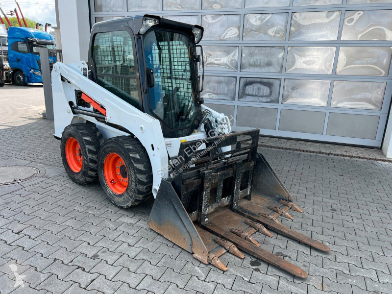 Læssemaskine Bobcat S450 / nur 131h !! / Gabel...