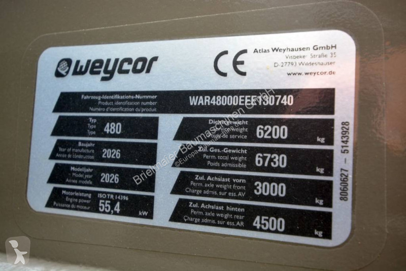 Nakladač Weycor (Atlas) AR 480