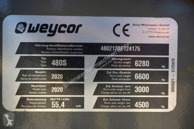 Nakladač Weycor (Atlas) AR 480 S Schwenklader -...