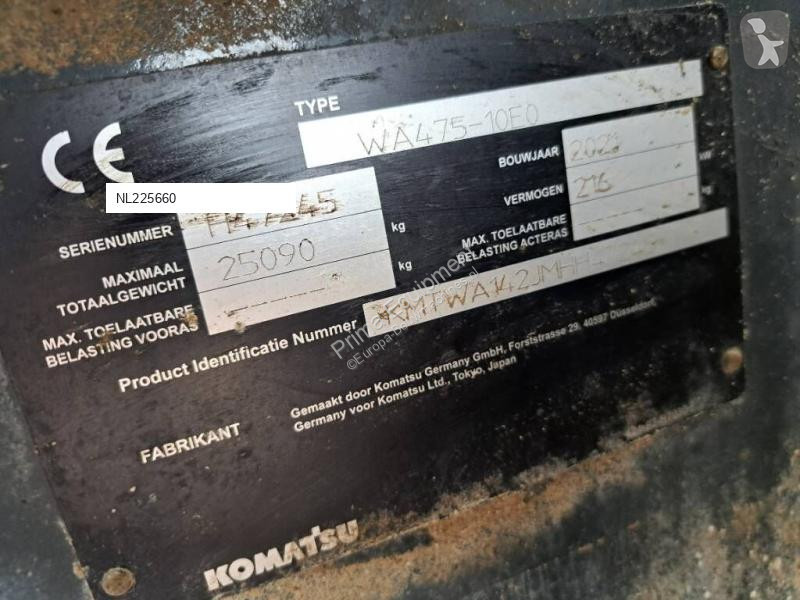 Shovel Komatsu WA475-10E0