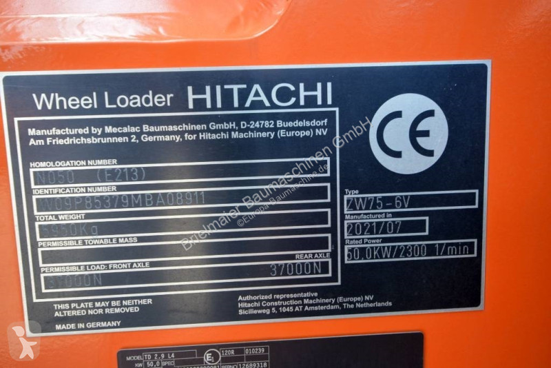 Læssemaskine Hitachi 75-6