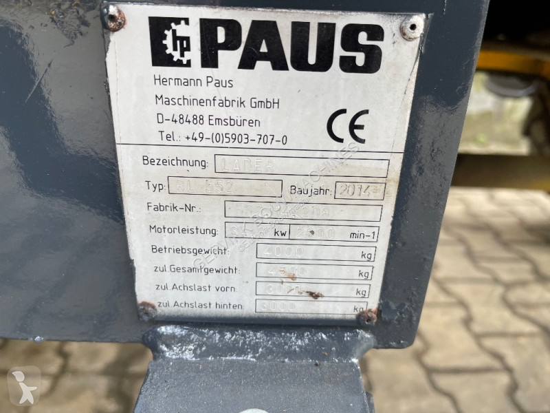 Pala cargadora Paus