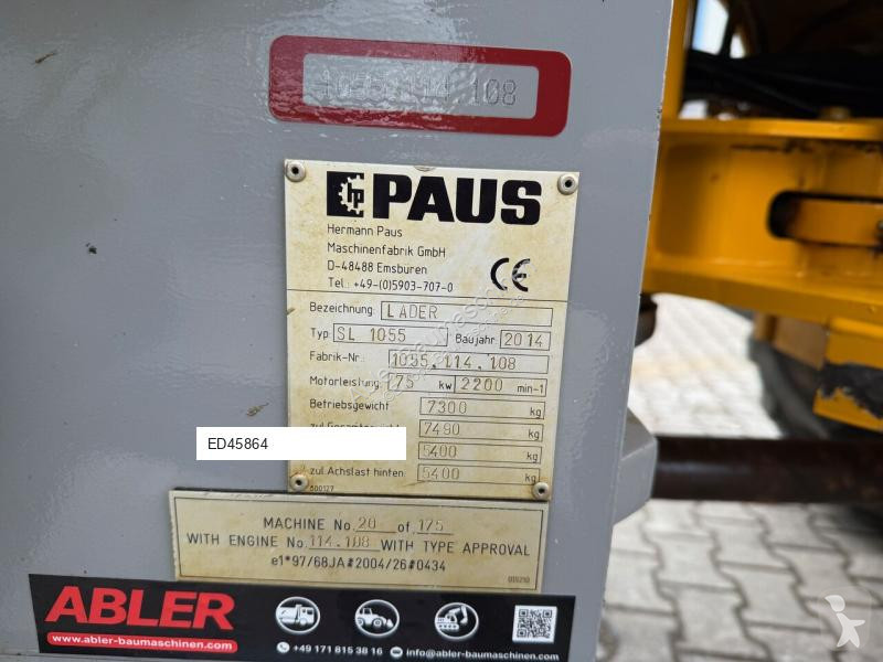 Pala cargadora Paus Schwenklader Radlader SW...