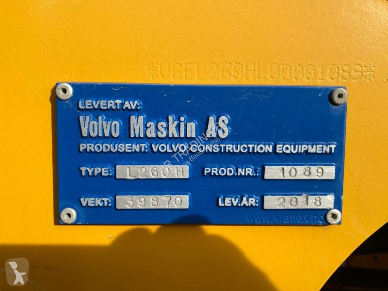 Shovel Volvo L 260 H (CDC + BSS)