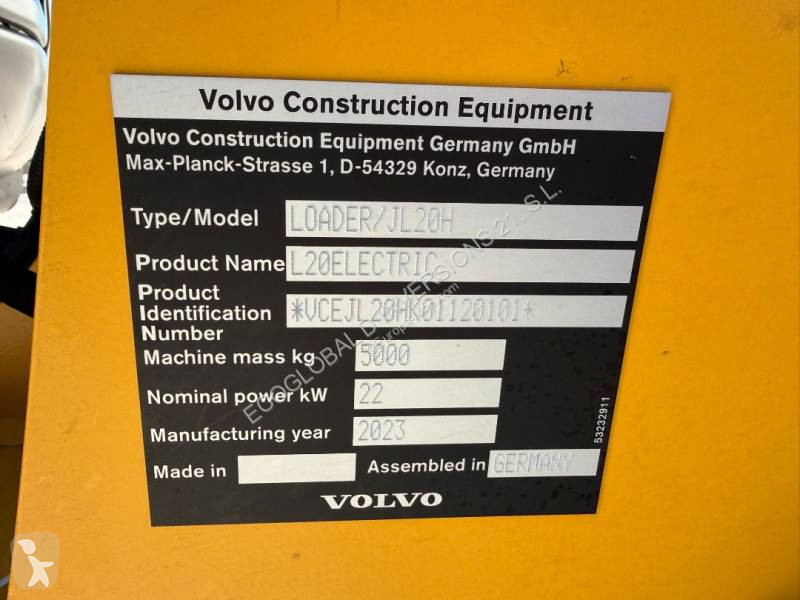 Chargeuse Volvo L20 Electric
