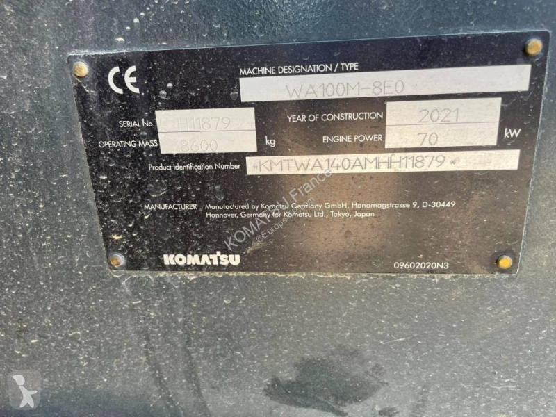 Læssemaskine Komatsu WA 100M-8E0