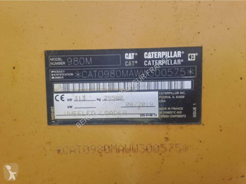 Chargeuse Caterpillar 980M