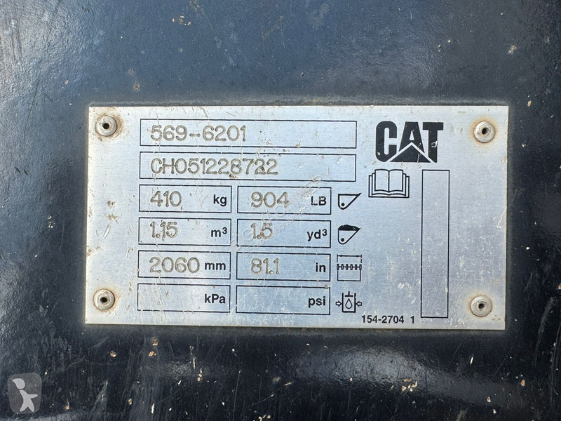 Pala Caterpillar M - Bucket + forks