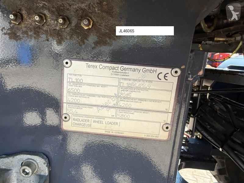 Shovel Terex Radlader Gabel Schaufel SW