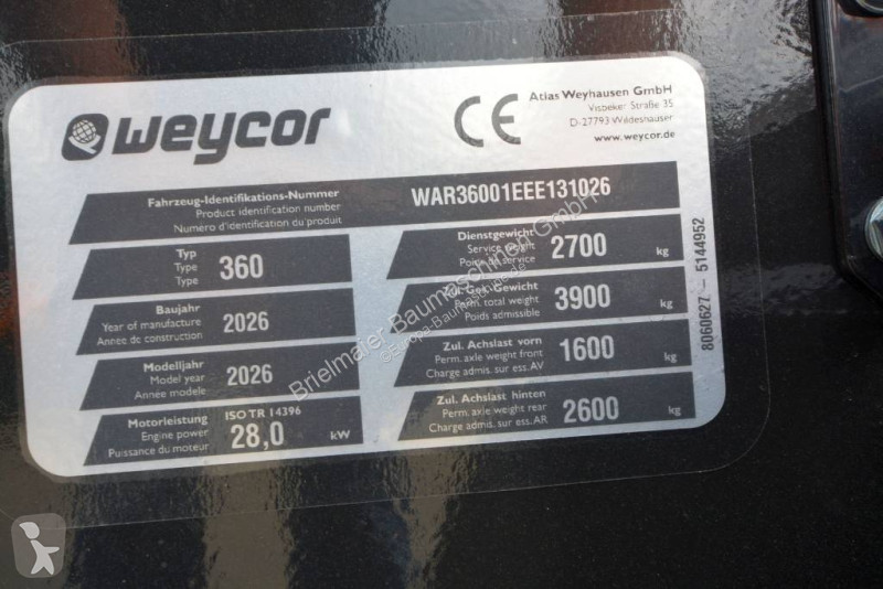 Nakladač Weycor (Atlas) AR 360