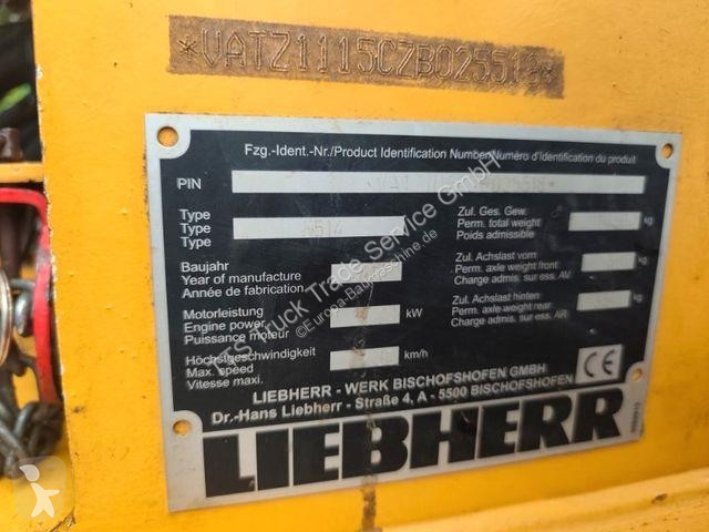 Shovel Liebherr L 514 kein 509 524 original...