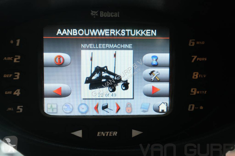 Pala cargadora Bobcat HIFLOW + Laser Grader 108...
