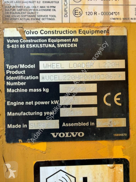 Навантажувач Volvo L 220 H