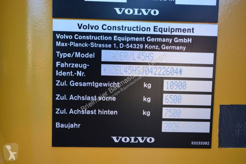Chargeuse Volvo HS Speeder 40 km/h