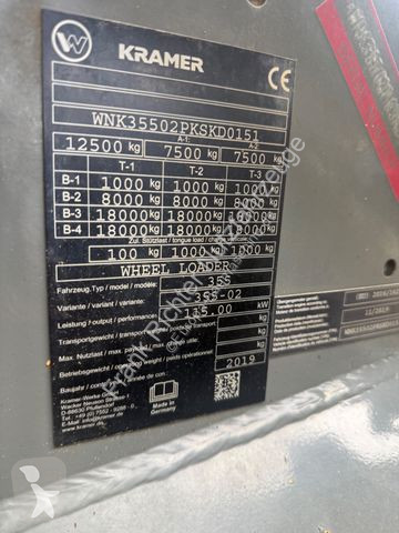 Læssemaskine Kramer 8155 org . 2570 Std aus 1...