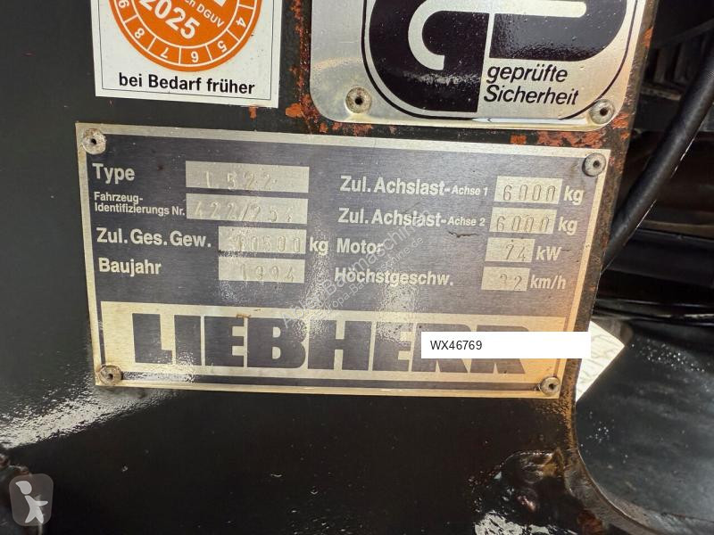 Pala cargadora Liebherr Radlader Gabel Schaufel SW